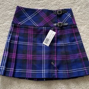 John Morris Kiltmakers Authentic Kilt 100% New Wool Size Small US 4 UK 8